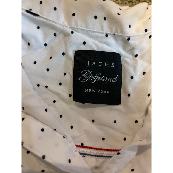 Jachs New york womens large polka dot blouse - Picture 2 of 2